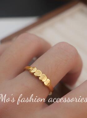 平安喜乐钛钢闭口戒指