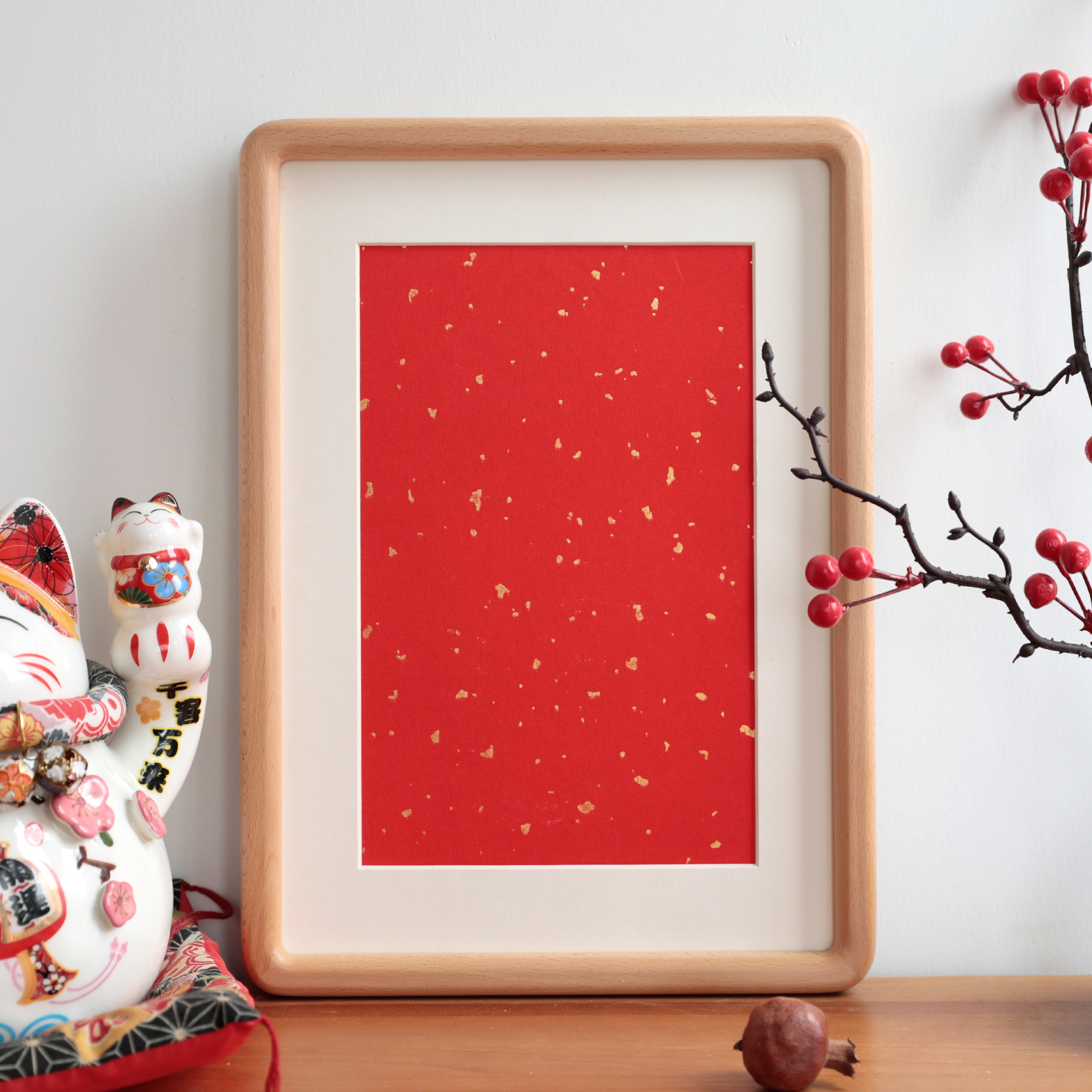 自己写横竖满月周岁按脚印空白实木相框摆件装饰挂画框礼物DIY - 图0