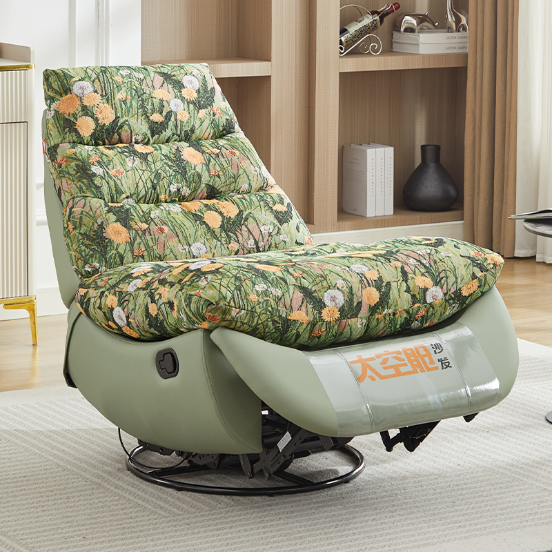 头等太空舱沙发休闲懒人沙发午休椅可拆洗客厅摇摇椅小沙发 - 图0