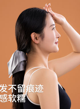 真丝大肠发圈加厚重磅桑蚕丝