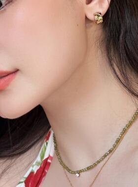菱格耳钉高级感ins耳饰女