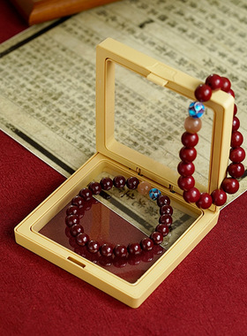 朱砂手串复古diy可定制八大本命天然紫砂朱砂彩莲手链男女