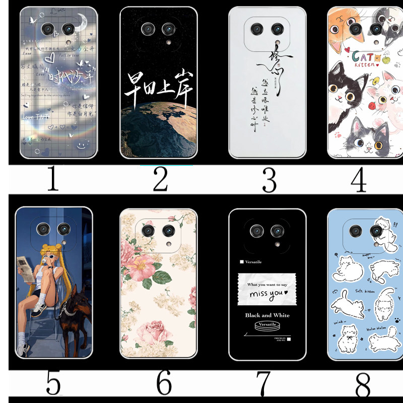 Suitable for Xiaodu Qinghe Learning W30 mobile phone case 5G protective cover silicone frosted XD-SEE00-2302 anti-scratch soft shell