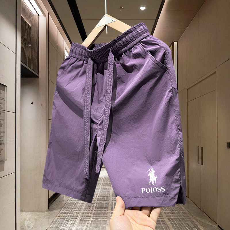 2025夏季新款刺绣男生短裤美式速干中裤宽松情侣沙滩裤男士五分裤,淘宝优惠券,粉丝福利购,淘宝优惠卷