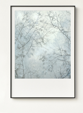 原创客厅雪国装饰画挂画简约