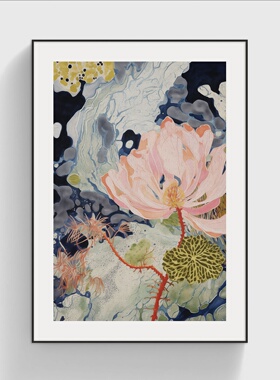 花卉客厅艺术家原创装饰画