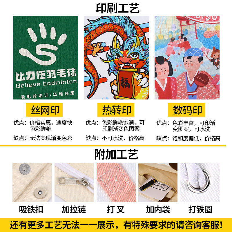 帆布袋定制logo创意礼品印图空白单肩手提购物广告宣传棉布活动袋,淘宝优惠券,粉丝福利购,淘宝优惠卷