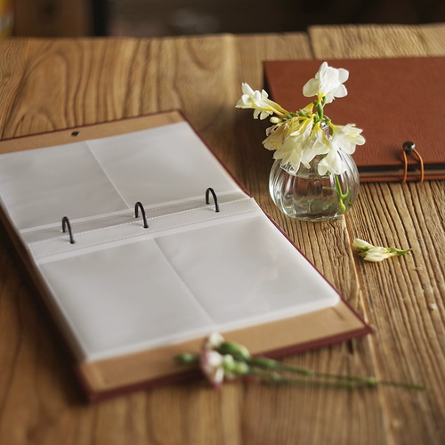 Leather Live Pages 6 -INCH 4R PLUCK -IN Paging Page Type Photo Photo Almam Poomemorative Book Baby Creative Gifts можно вставить 120