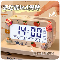 Small alarm clock students get up with children girls for special theorizer 2023 new cute smart desktop electronic clock