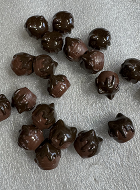 定制巧克力喵喵球仿真食玩diy手工奶油胶冰箱贴树脂配件装饰摆件