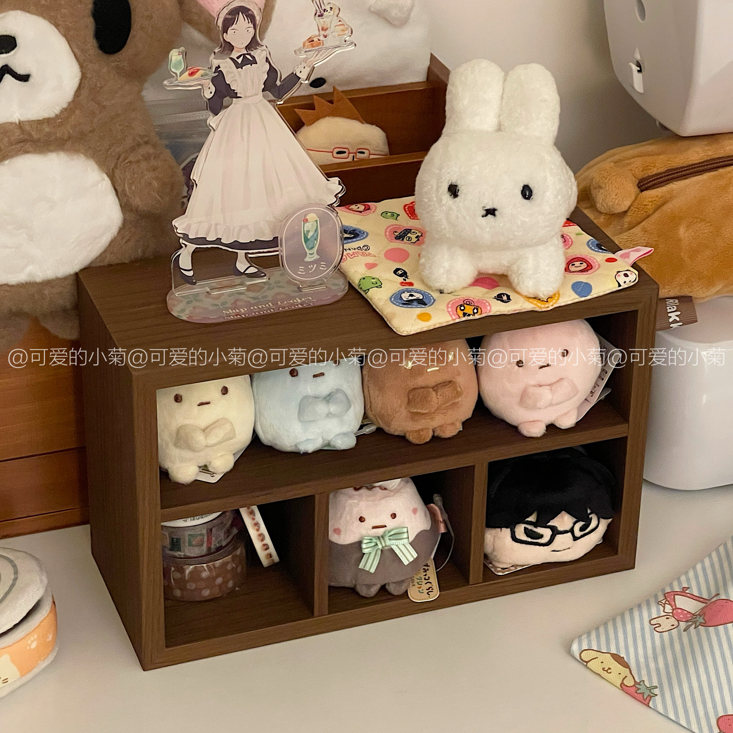 木制桌面收纳小型公仔玩偶角落生物展示柜滴胶模具笔记本收纳柜,淘宝优惠券,粉丝福利购,淘宝优惠卷