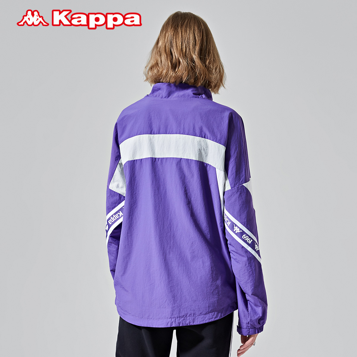 女款防风梭织外套休闲长袖开衫 K0962FJ06D 新款 Kappa 卡帕 2019 女款防风梭织外套休闲长袖开衫 K0962FJ06D 新款 Kappa 卡帕 2019