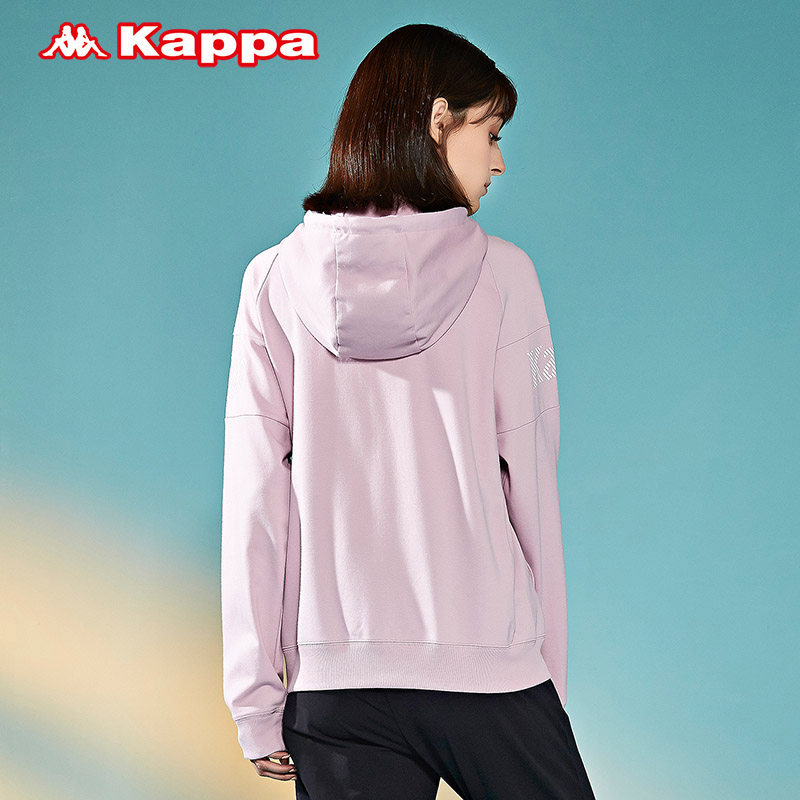 kappa卡帕女运动卫衣休闲印花开衫 Kappa运动卫衣/套头衫