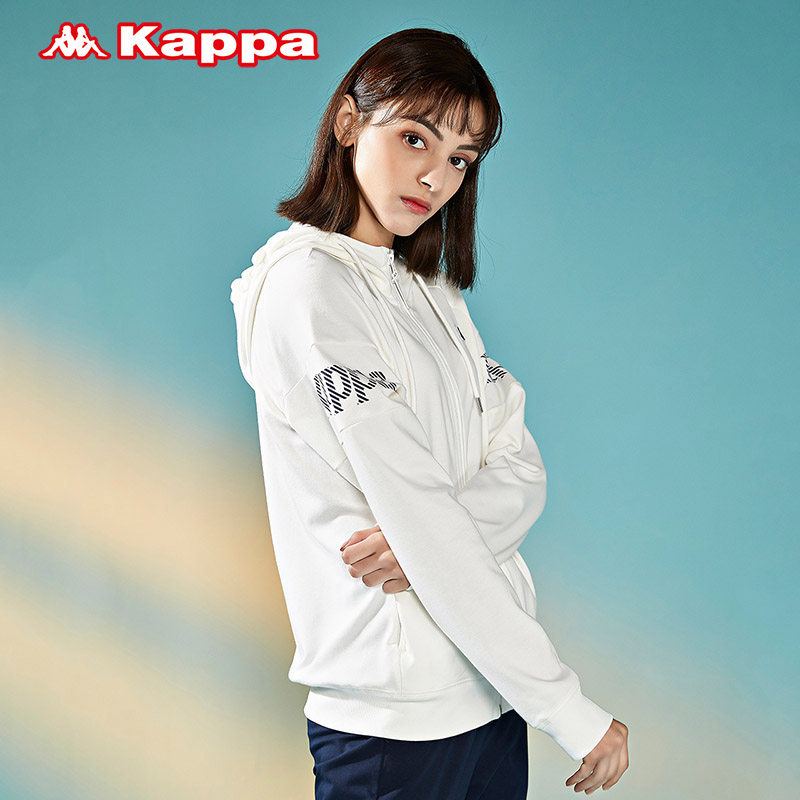 kappa卡帕女运动卫衣休闲印花开衫 Kappa运动卫衣/套头衫