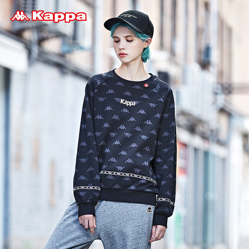 Kappa Kappa Women's Sports Sweatshirt Tag Pullover Casual Round Neck Coat New