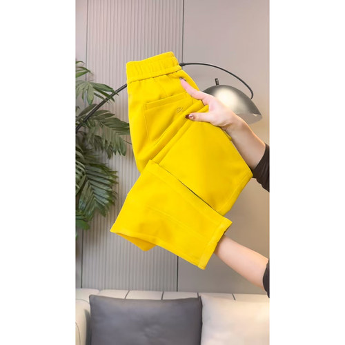 2026春秋季新款小个子九分休闲裤女百搭高品质纯棉卫裤女士裤子 - 图3