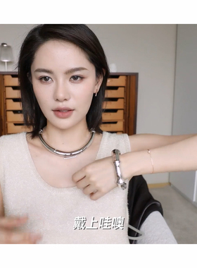 小众原创设计竹节手镯女