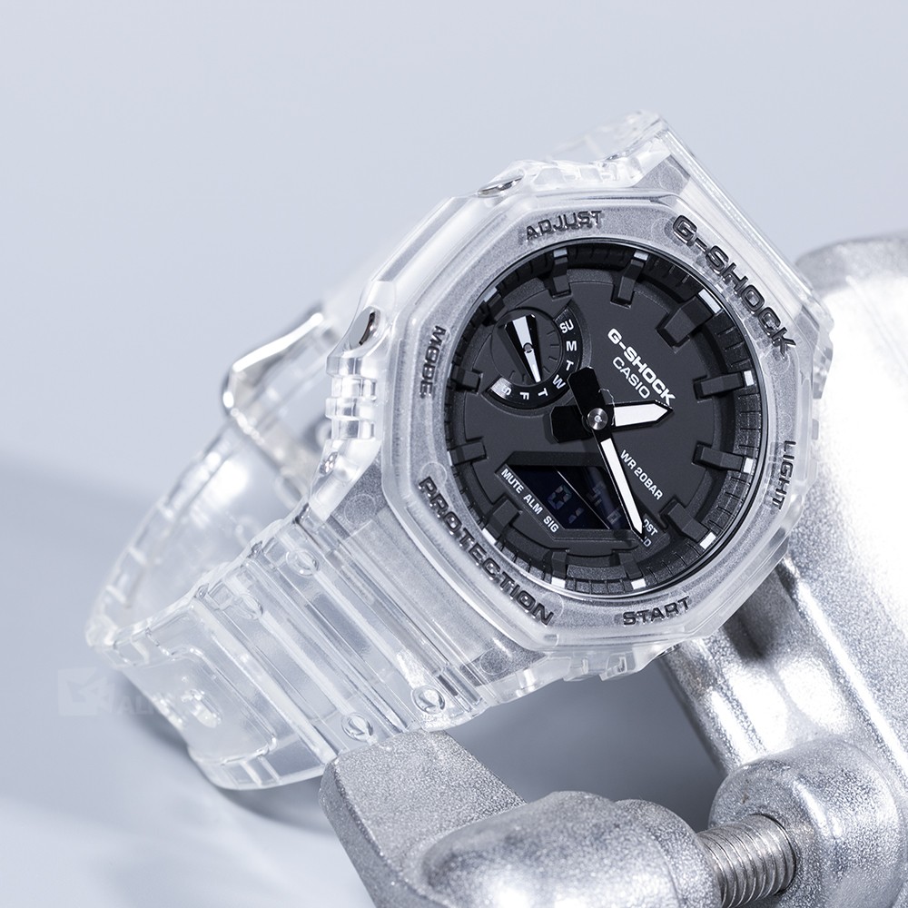 Casio Men's and Women's Double Display Farmhouse Oak