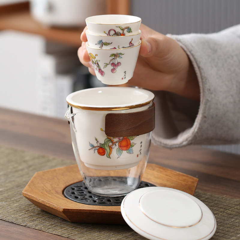 Guoyi carefully selected portable travel tea set