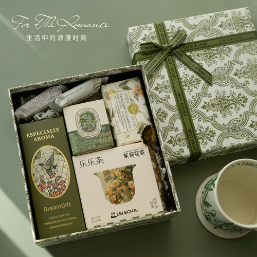 LELECHA乐乐茶联名伴手礼喜茶花茶结婚搭配实用礼物开业活动礼品 - 图2