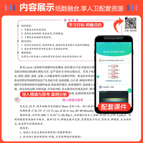 任选】基础护理学第七版人卫本科护理学专业教材7版内科护理学健康评估社区护理管理急危重症儿科妇产科外科护理学导论习题集试题-图1