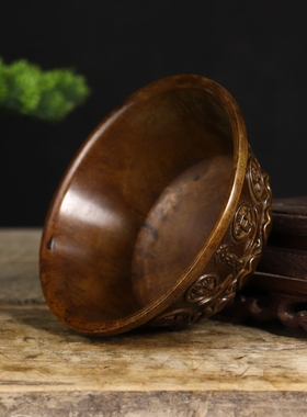 实心纯铜聚宝盆摆件办公室铜聚宝盆客厅玄关招财铜聚宝盆礼品摆件