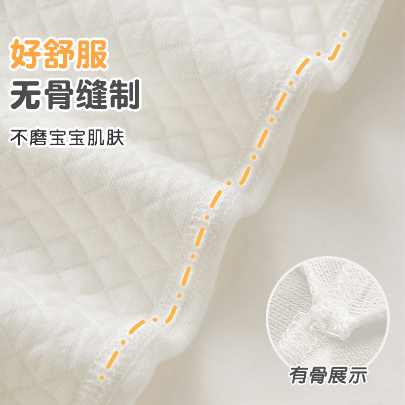 新生婴儿衣服春秋冬初生打底0薄夹棉3月分体内衣宝宝保暖秋衣套装,淘宝优惠券,粉丝福利购,淘宝优惠卷