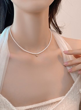 钟楚曦同款Choker施家珍珠项链