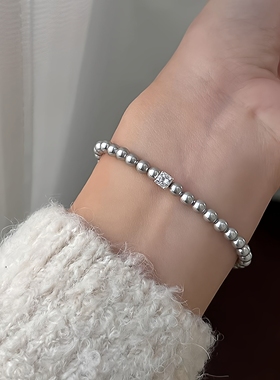 锆石施家水晶珍珠手链