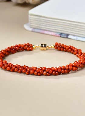 南红玛瑙麻花款时尚设计