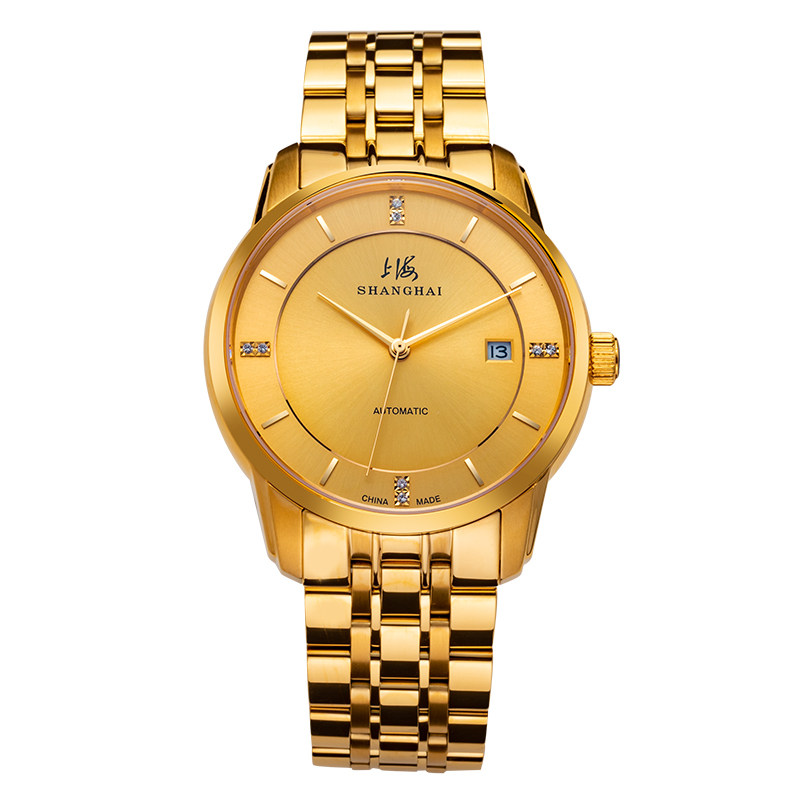 上海牌手表男新品手表女自动机械表防水情侣腕表女表男士手表3072