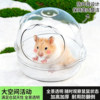 Hamster toilet transparent multi-functional golden bear bath bath sand basin shelter house anti-splash rat urine sand basin bathroom