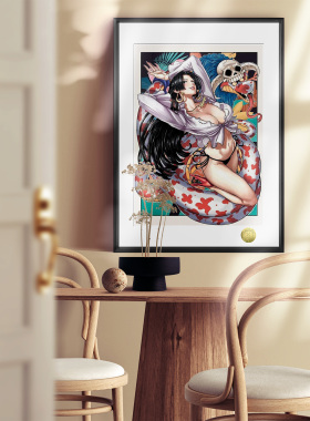 海贼王ONE PIECE蛇姬波雅·汉库克周边装饰画