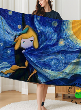 宝可梦幻之宝星夜基拉祈同人周边装饰画