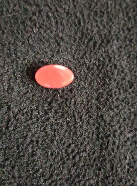 保山冰红玛瑙戒面、耳钉、粉红色