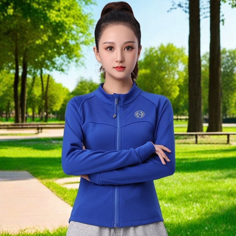 秋冬加绒运动户外跑步速干外套广场舞服装长袖修身上衣团队演出服,淘宝优惠券,粉丝福利购,淘宝优惠卷