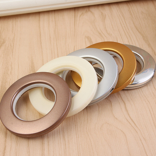 窗帘环罗马圈静音加厚圆圈圈窗帘配件辅料窗帘打孔环圈罗马杆圆环 - 图0