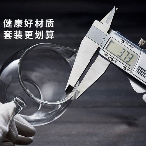 玻璃公道杯耐高温加厚高硼硅2025新款家用茶海大小分茶器功夫茶具 - 图1