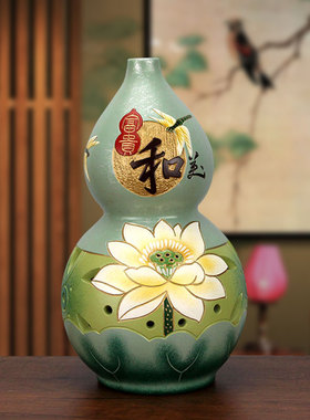 如意新中式风博古架祝寿礼物摆件