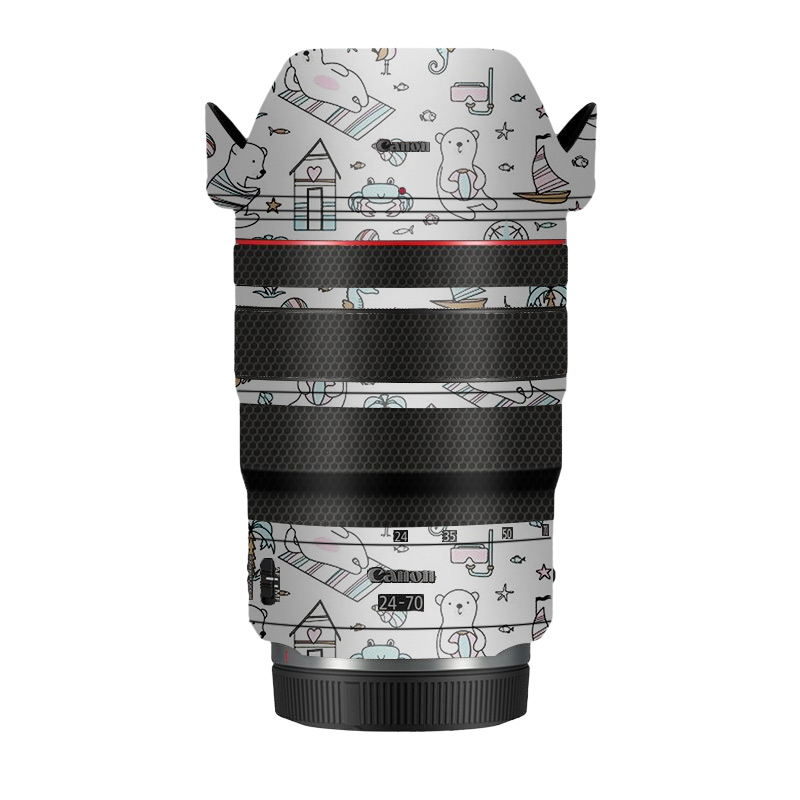 极摄家适用于佳能RF24-70F2.8镜头保护贴膜贴皮全包3M贴纸无痕膜 - 图1