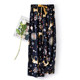 Cotton Silk Pajama Pants Women's Rayon Wide Leg Pants Air Conditioning Pants