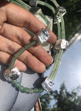 原创手工定制小众不规则天然玉石