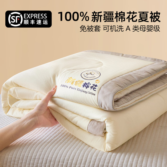 Class A summer quilt Xinjiang cotton quilt 100% cotton summer cool quilt