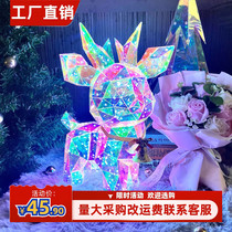 Christmas Magic Color A Deer With Your Atmosphere Snowman Gift Box Goddess Best Friend Valentines Birthday Creative Luminous Gift