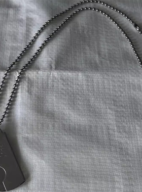 自主不锈钢折叠吊坠项链