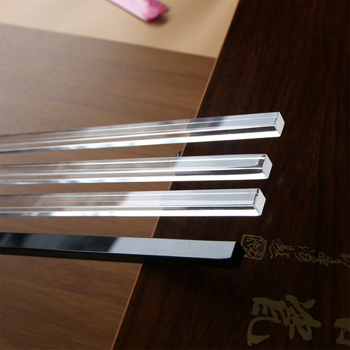 水晶麻将尺推牌尺麻将理牌家用牌尺迷你水晶麻将棍温州台湾麻将棒 - 图1