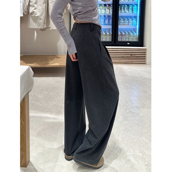深灰色毛呢阔腿裤女2026新款慵懒风垂感大码胖mm显瘦休闲弯刀裤子,淘宝优惠券,粉丝福利购,淘宝优惠卷