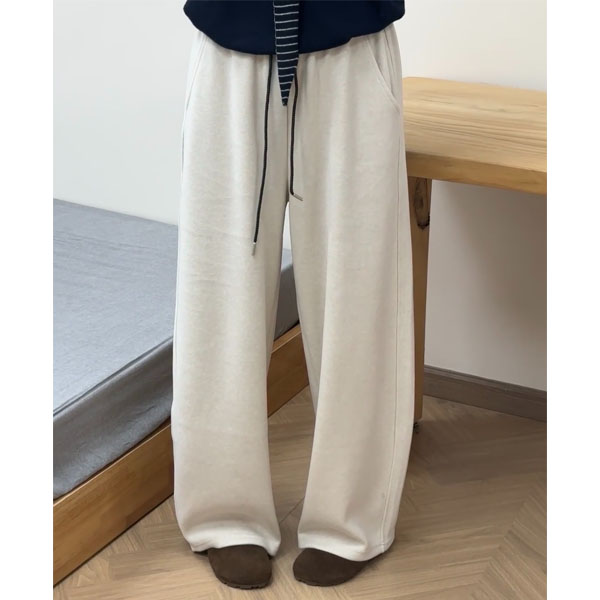 糯米裤女2026新款流行爆款显瘦软糯垂感休闲裤宽松bf慵懒风运动裤 - 图0