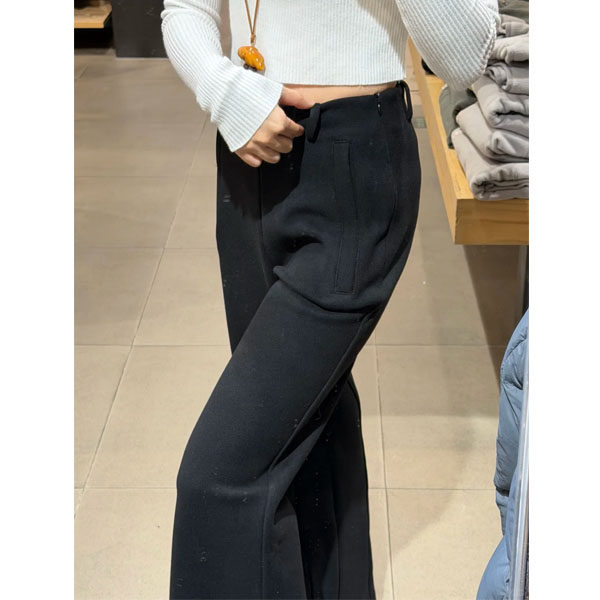 黑色微喇裤女加绒冬宽松不贴腿喇叭裤大码运动梨形遮胯显瘦卫裤子,淘宝优惠券,粉丝福利购,淘宝优惠卷