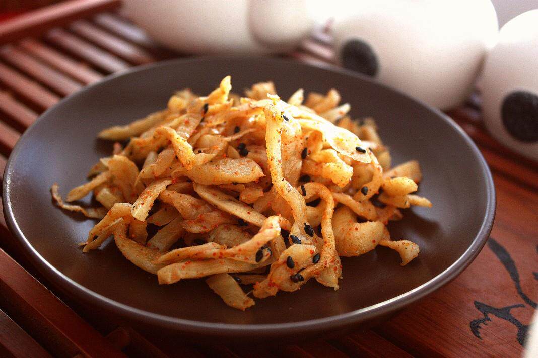 安徽芜湖特产荻港甘氏香菜萝卜丝五香微辣下饭小菜酱菜